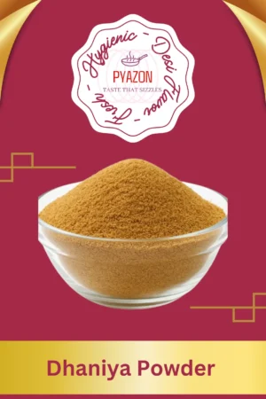 Fresh Dhaniya powder in premium Pyazon packaging for cooking