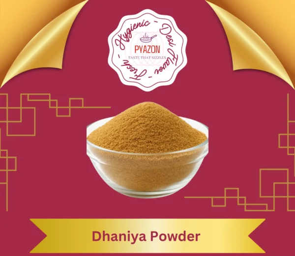 Fresh Dhaniya powder in premium Pyazon packaging for cooking