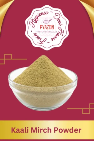 Kaali Mirch Powder by Pyazon in premium packaging with bold flavor