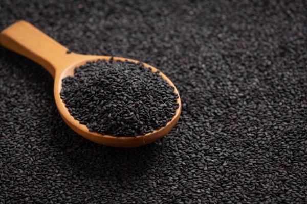 Kaala til in a wooden bowl with fresh texture and organic quality