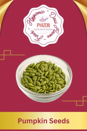 Bowl of fresh premium pumpkin seeds by Pyazon – healthy superfood for snacks and recipes