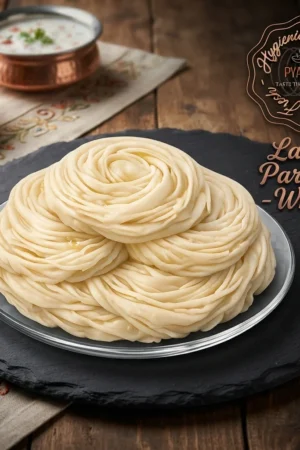 Lacha Paratha – White